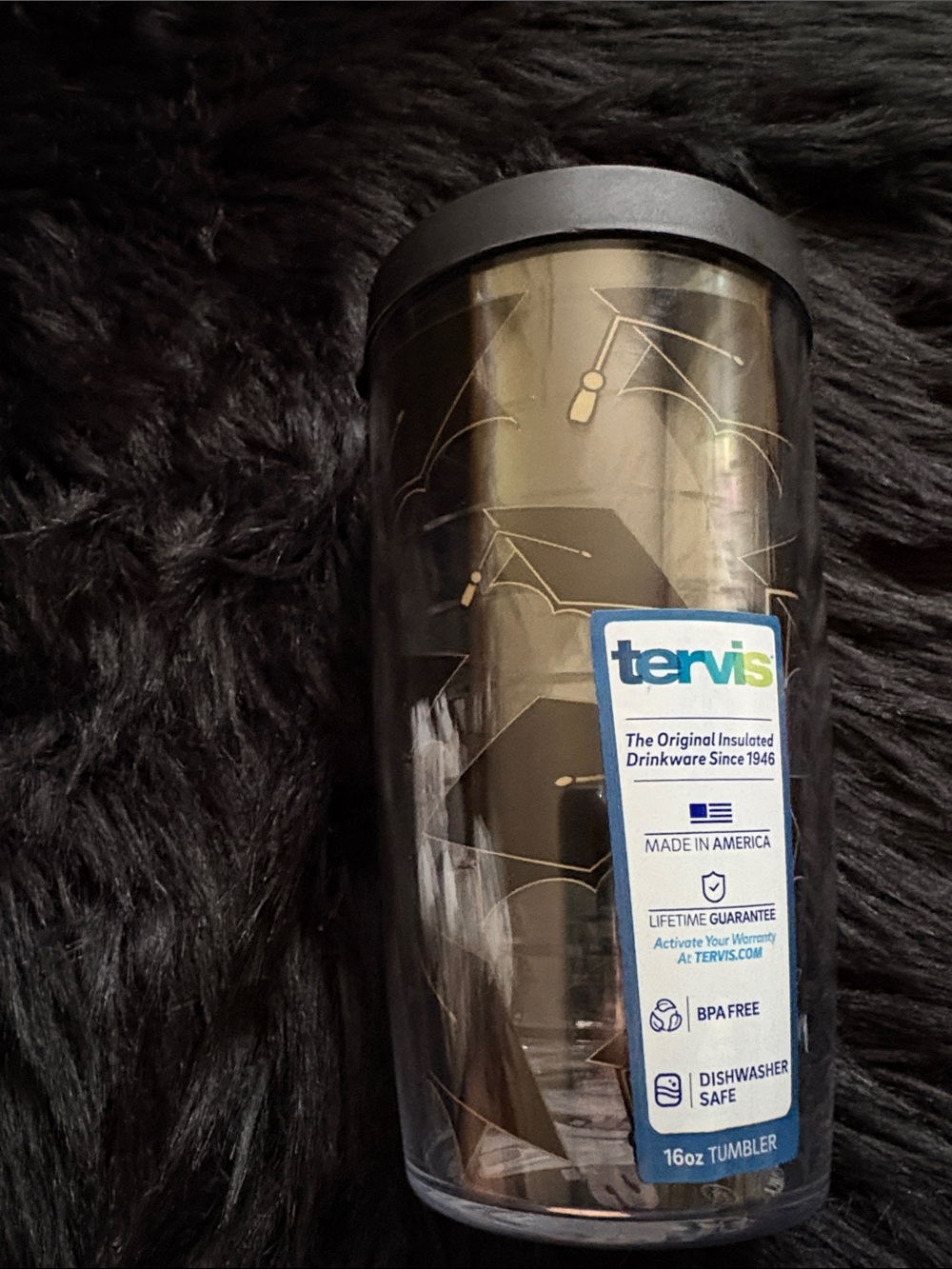 Tervis Tumbler "Tassel Toss" Graduation Cap Pattern 16oz